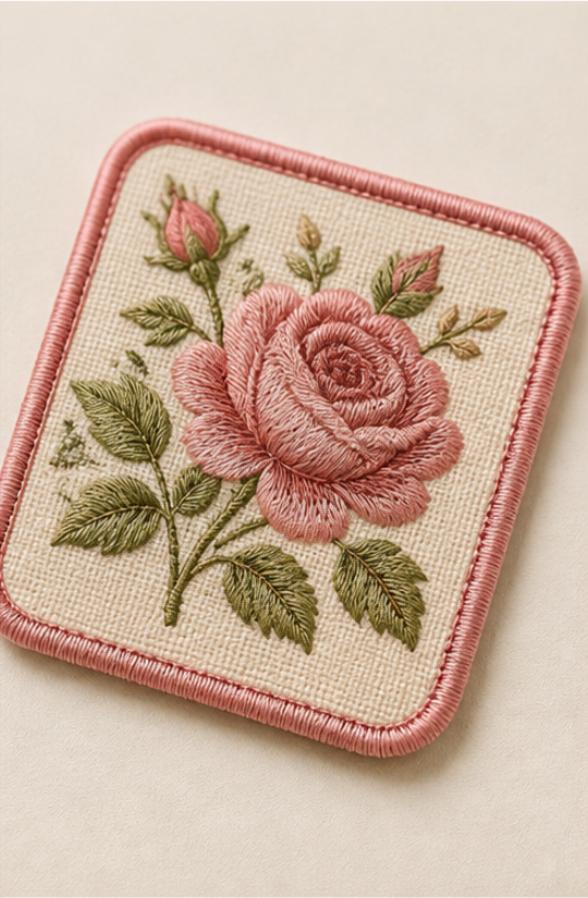 Merrowed edge patch